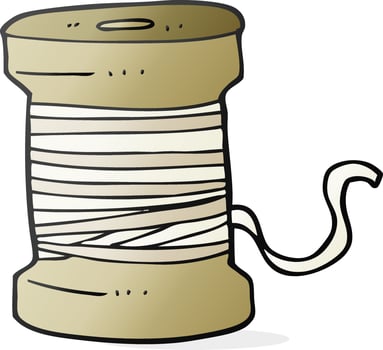 doodle character cartoon thread vector
