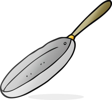 cartoon frying pan vector