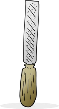 cartoon metal file vector
