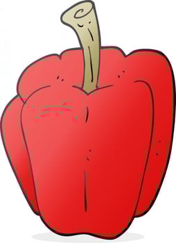doodle cartoon pepper vector