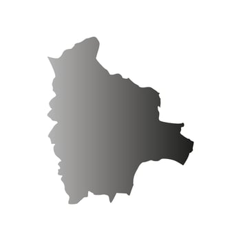 Iraq map illustrated on white background vector