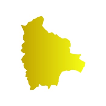 Iraq map illustrated on white background vector