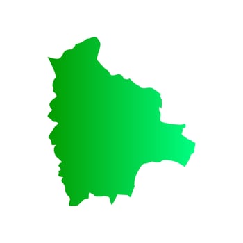Iraq map illustrated on white background vector