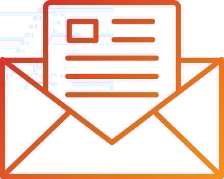 Newsletter Icon Style vector