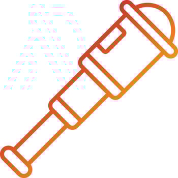 Spyglass Icon Style vector