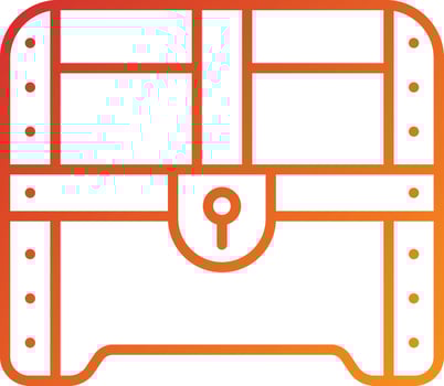 Chest Icon Style vector