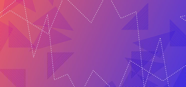 Modern abstract background with wired line decoration and triangle on gradient colors. vector