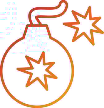 Bomb Icon Style vector