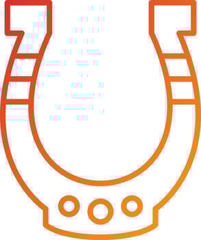 Horseshoe Icon Style vector
