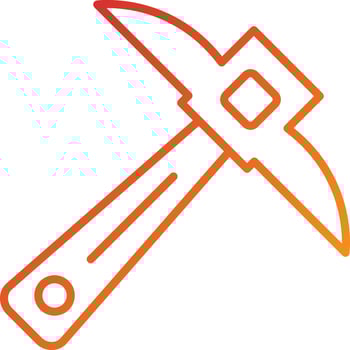 Pickaxe Icon Style vector
