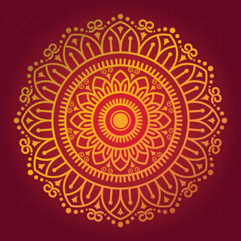 Luxury Golden Royal Mandala Design Vector for Background, Henna, Mahanadi, Tattoo, Islamic, Ornament, Festival, Alpona