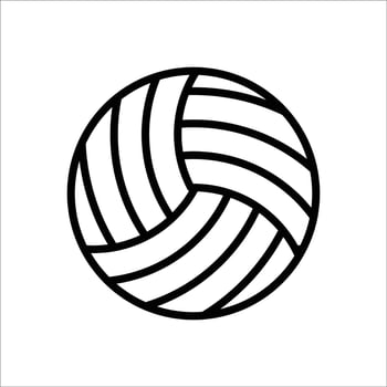 volleyball icon vector design template simple and clean