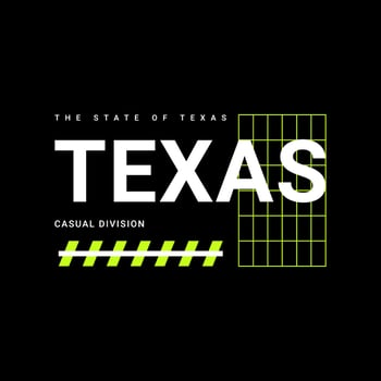 Texas writing illustration, suitable for designing t-shirts, jackets, clothes and others vector