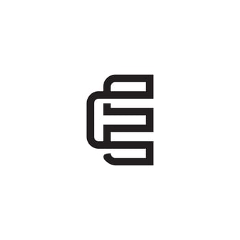 E initial letter logo design Vector. vector