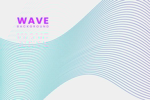 grey wave background vector