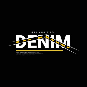 Denim writing design, suitable for screen printing t-shirts, clothes, jackets and others vector