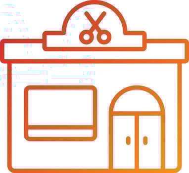 Barber Shop Icon Style vector