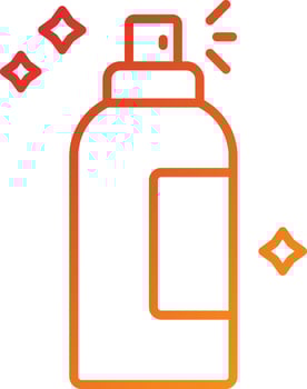 Hair Spray Icon Style vector