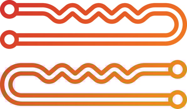 Hair Pin Icon Style vector