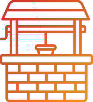 Well Icon Style vector