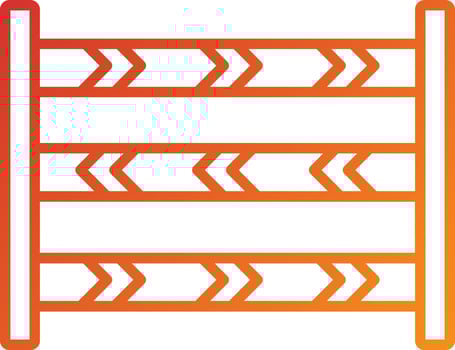 Police Line Gradient Style vector