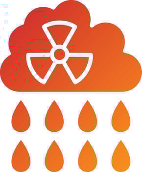 Acid Rain Icon Style vector