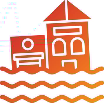 Flood Icon Style vector