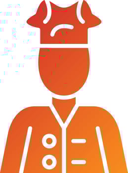 Chef Icon Style vector