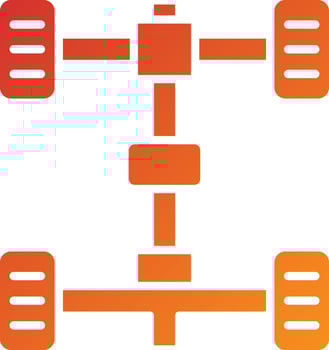 Chassis Icon Style vector