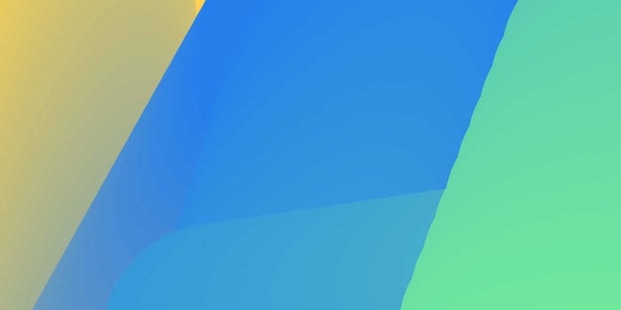 Abstract Background Yellow Blue and Green vector