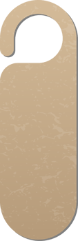 Room door hanger clip art png