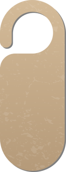 Room door hanger clip art png