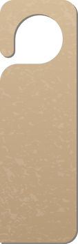 Room door hanger clip art png