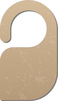 Room door hanger clip art png