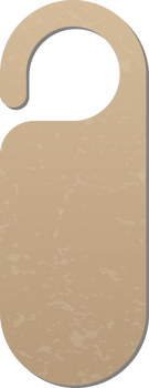 Room door hanger clip art png