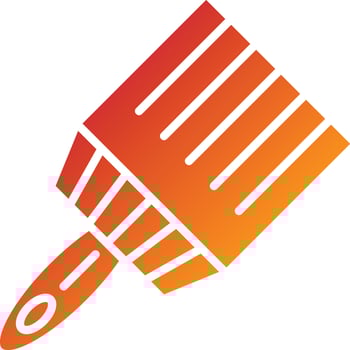 Paint Brush Icon Style vector