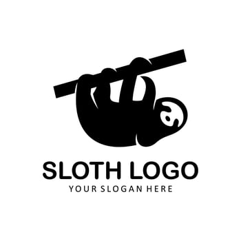 sloth vector logo