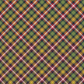Green, red, blue, yellow and white tartan plaid scottish seamless pattern. Suitable for textile product like dresses, bedding, shirt, blankets vector