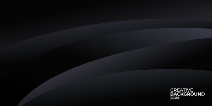Black premium abstract background with luxury gradient geometric elements. Rich background for exclusive design. vector