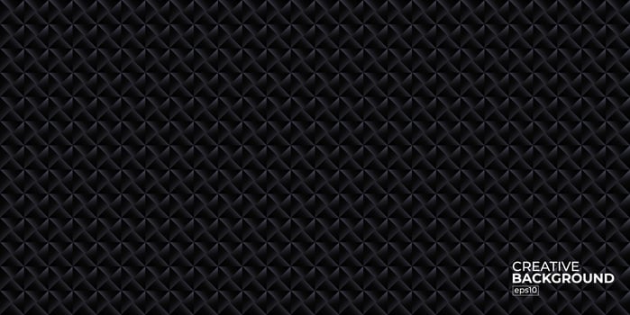 Black premium abstract background with luxury gradient geometric elements. Rich background for exclusive design. vector