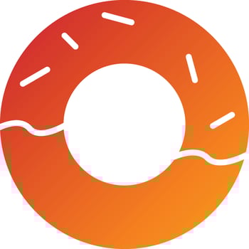 Donut Icon Style vector