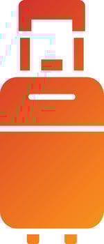 Luggage Icon Style vector