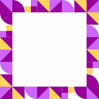 Flat geometric square background Free Vector