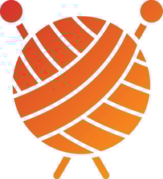Knitting Icon Style vector