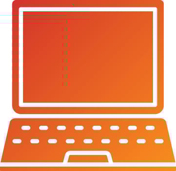 Laptop Icon Style vector