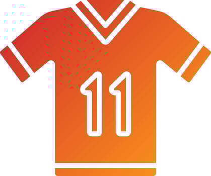 Football Jersey Icon Style vector
