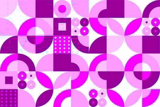Flat geometric background square purple free vector