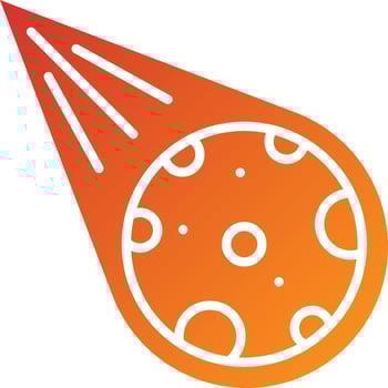 Comet Icon Style vector