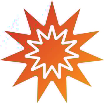 Explosion Icon Style vector