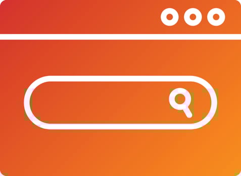 Website Search Icon Style vector